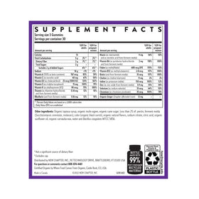 Gummies prénatales New Chapter prêtes à être prises avec un verre d'eau