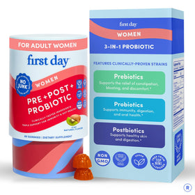 Gummies probiotique FIRST DAY 3-en-1 pot de 60 unités