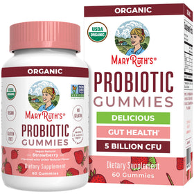 Gummies probiotiques bio MARYRUTH'S pot de 60 gummies vue avant