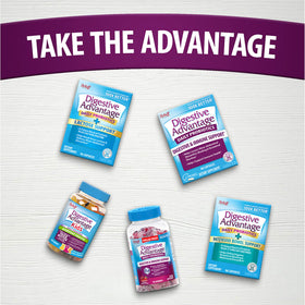 Gummies probiotiques daily Advantage, vue de côté du pot