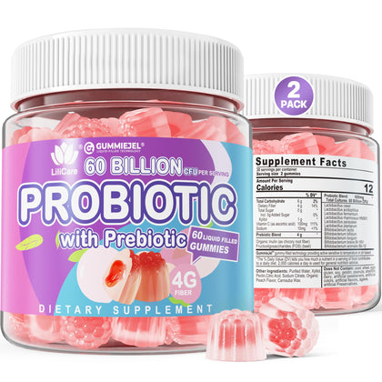 Gummies probiotiques EnvyDeal 120 pièces vue de face