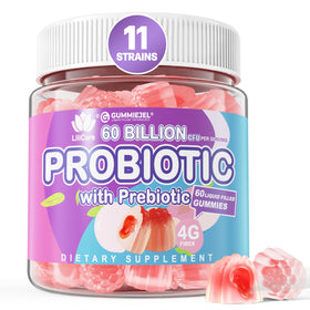 Gummies probiotiques EnvyDeal 60 milliards CFU en pot