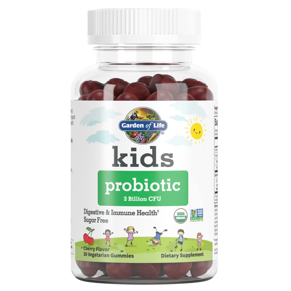 Gummies probiotiques Garden of Life pour enfants saveur cerise, 30 gummies