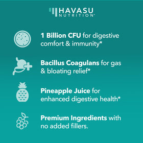 Gummies probiotiques HAVASU NUTRITION dans une main