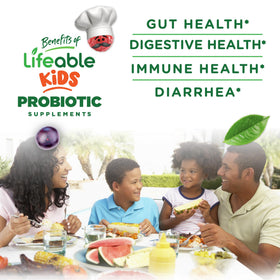Gummies probiotiques Lifeable, 2 milliards CFU par portion