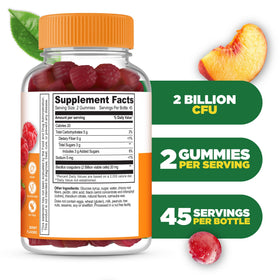Gummies probiotiques Lifeable avec saveur naturelle de baies