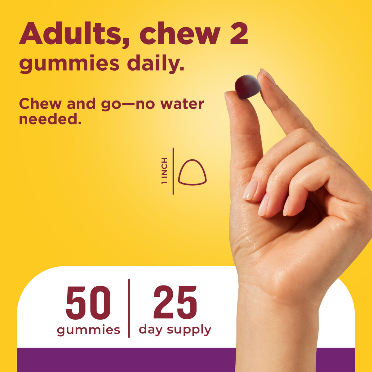Gummies Probiotiques Nature Made en gros plan