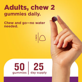 Gummies Probiotiques Nature Made en gros plan