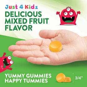 Gummies probiotiques Nature's Truth pour enfants, emballage ouvert avec gummies visibles