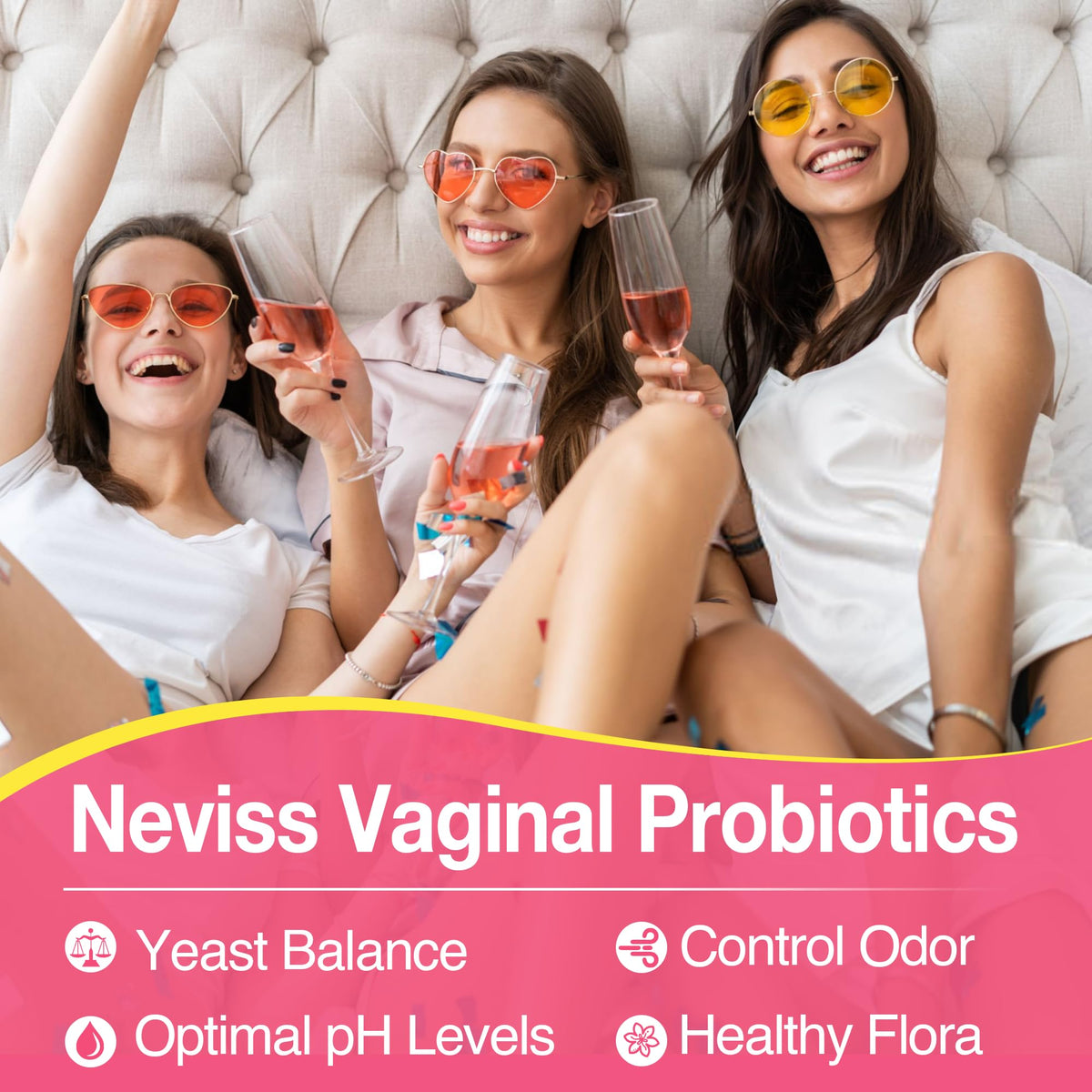 Gummies probiotiques NEVISS, présentation des gummies individuelles
