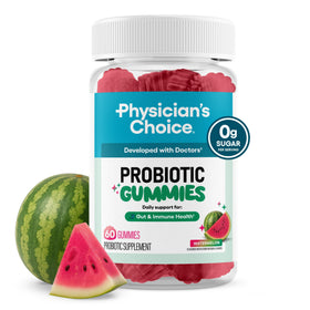 Gummies probiotiques Physician's CHOICE 60CT avec saveur de pastèque