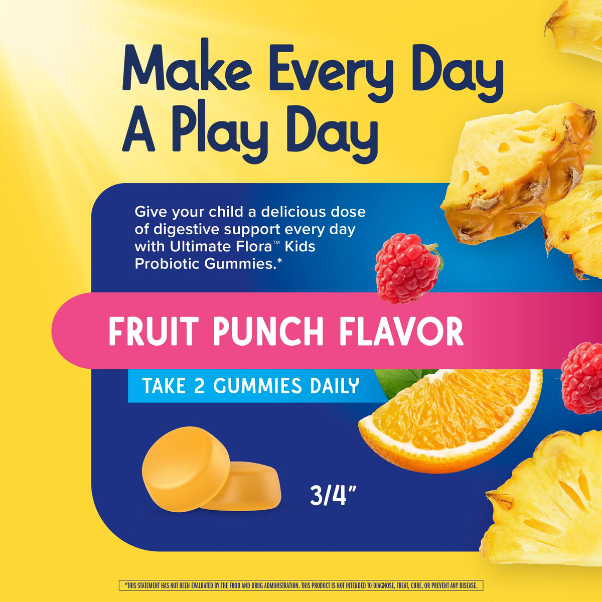 Gummies probiotiques Renew Life pour enfants, dosage quotidien recommandé