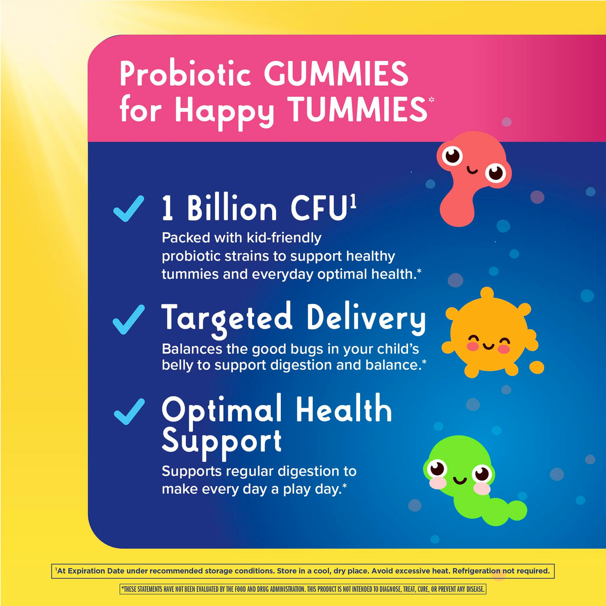 Gummies probiotiques Renew Life présentées sur une table