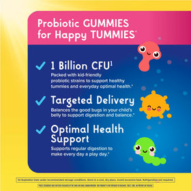 Gummies probiotiques Renew Life présentées sur une table