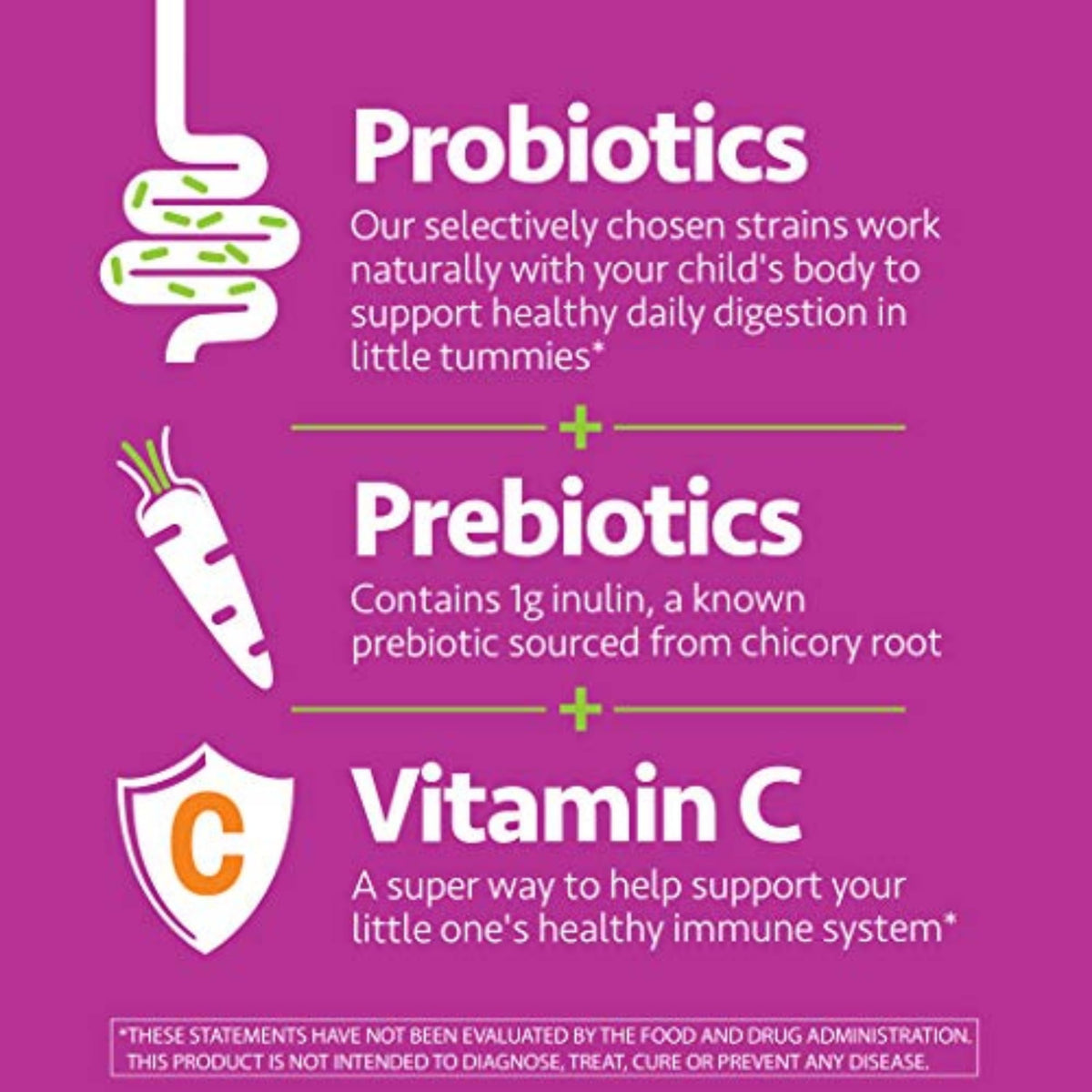 Gummies Probiotiques up4, ingrédients naturels sur l'emballage