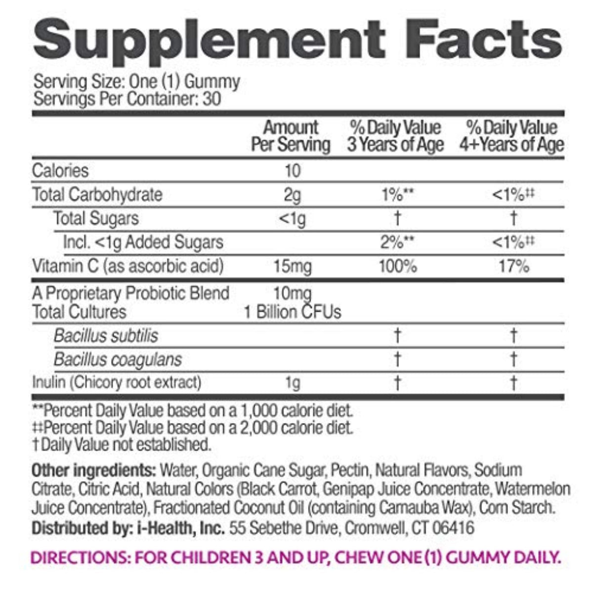 Gummies Probiotiques up4, présentation des gummies dans un bol