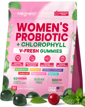 Gummies probiotiques vaginales MEGNETA 60 milliards CFU - vue de face