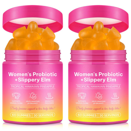 Gummies probiotiques vaginales YHFGTTIO, pot de 120 pièces
