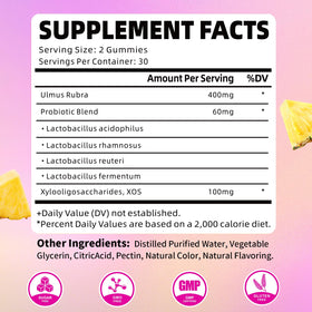 Gummies probiotiques YUULAI, texture douce et facile à mâcher