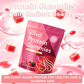 Gummies protéinées ACYYCZ versées dans la main