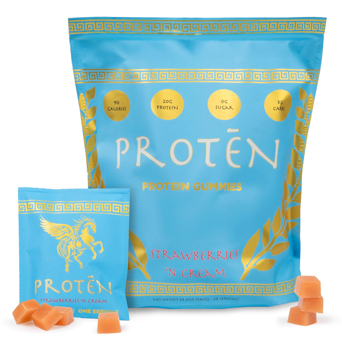 Gummies PROTEN protéinées 20g de protéines vue de face