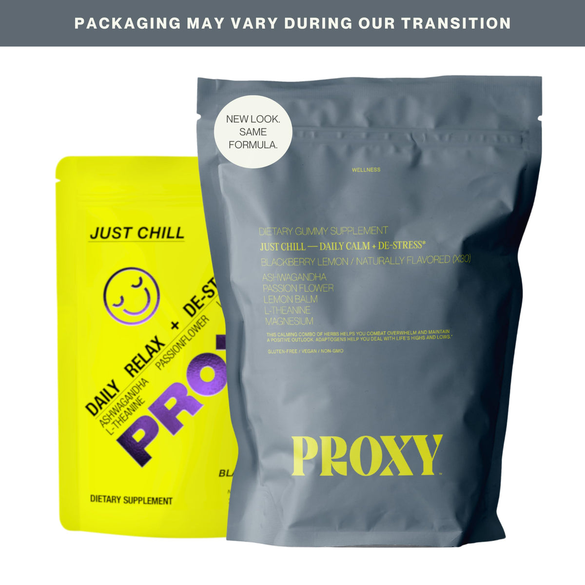 Gummies PROXY Just Chill Calm avec ingrédients naturels