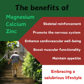 Gummies Putaojun au calcium magnésium zinc framboise sur une table
