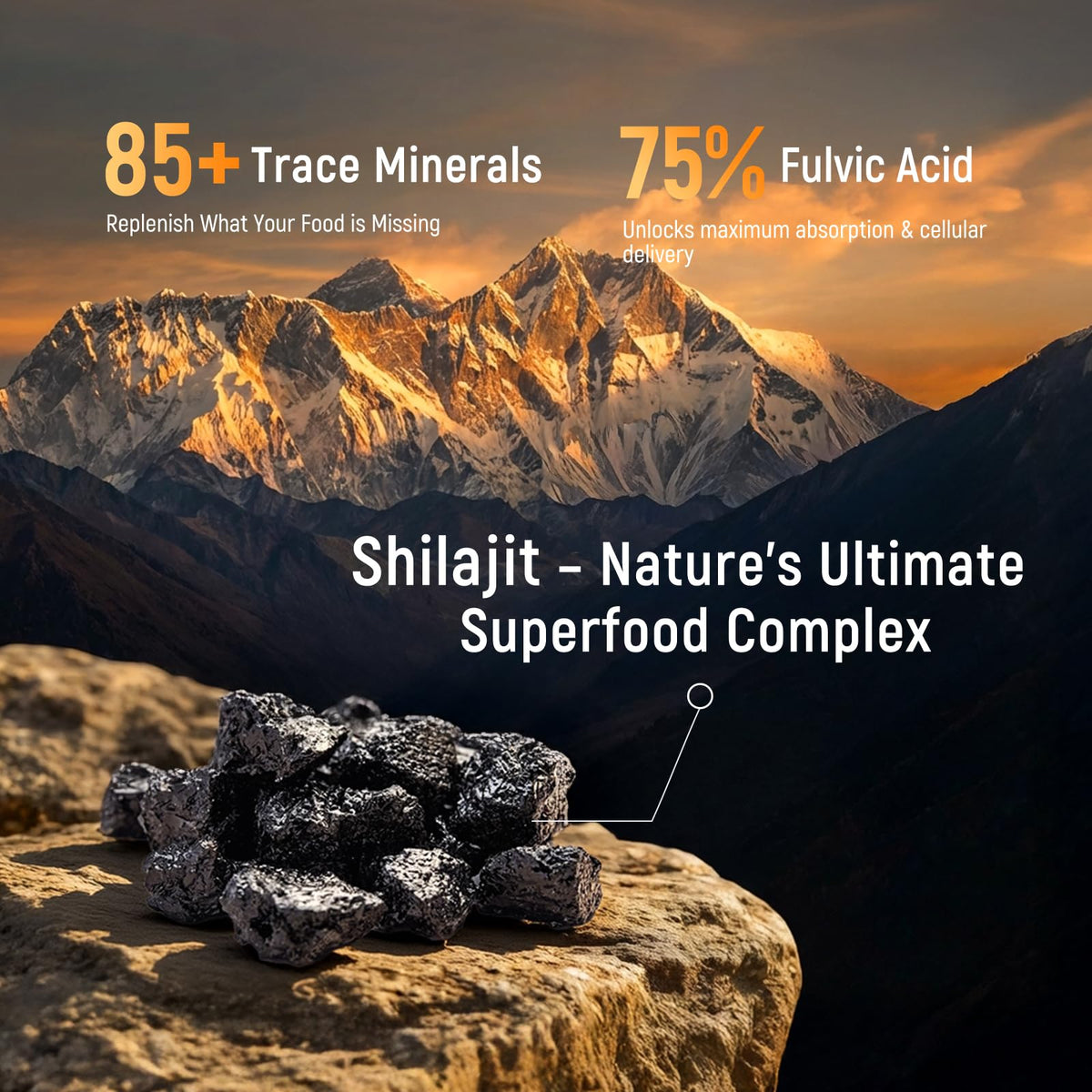 Gummies Puyflam Shilajit 4500mg avec ingrédients naturels