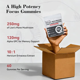 Gummies QualiLife au Lion's Mane, détail sur les ingrédients