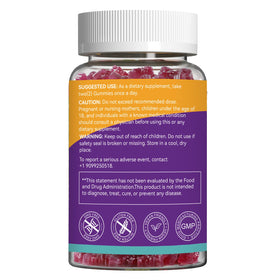 Gummies Quercétine Agumoon en gros plan montrant leur texture