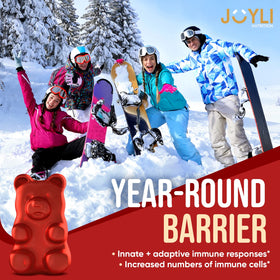 Gummies Quercétine JOYLI Nutrition, ingrédients sur l'emballage