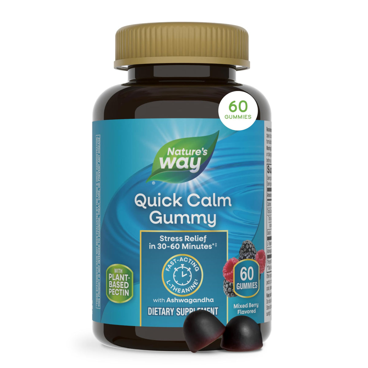 Gummies Quick Calm Nature's Way 60 unités packaging avant