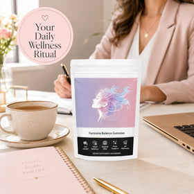 Gummies QYGCHUSIN Équilibre Féminin avec étiquette claire