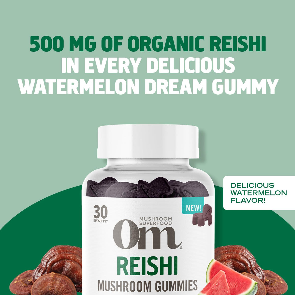 Gummies Reishi OM MUSHROOM SUPERFOOD avec des fruits frais