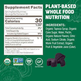 Gummies Reishi OM MUSHROOM SUPERFOOD ouvertes dans un bol