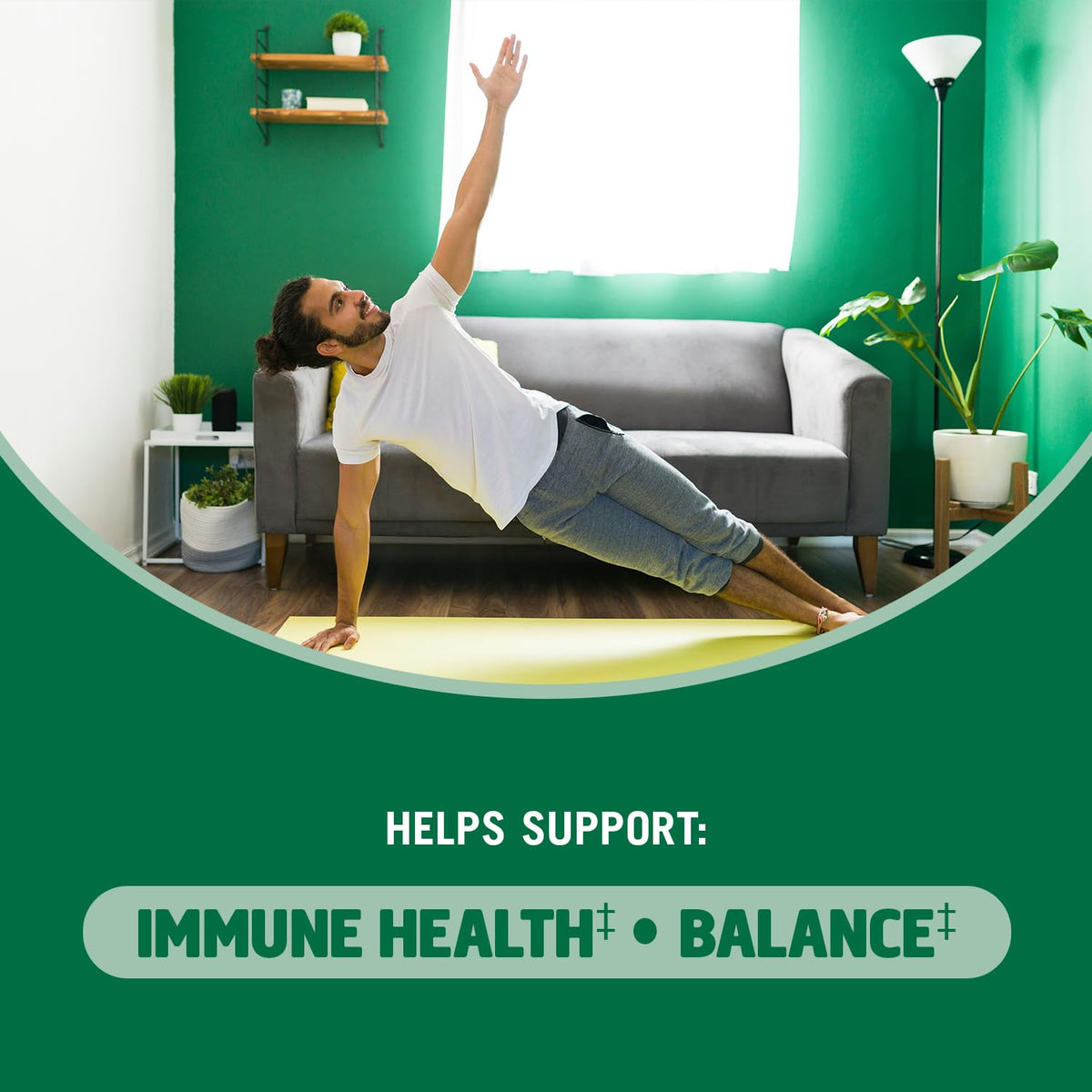 Gummies Reishi OM MUSHROOM SUPERFOOD sur une table en bois