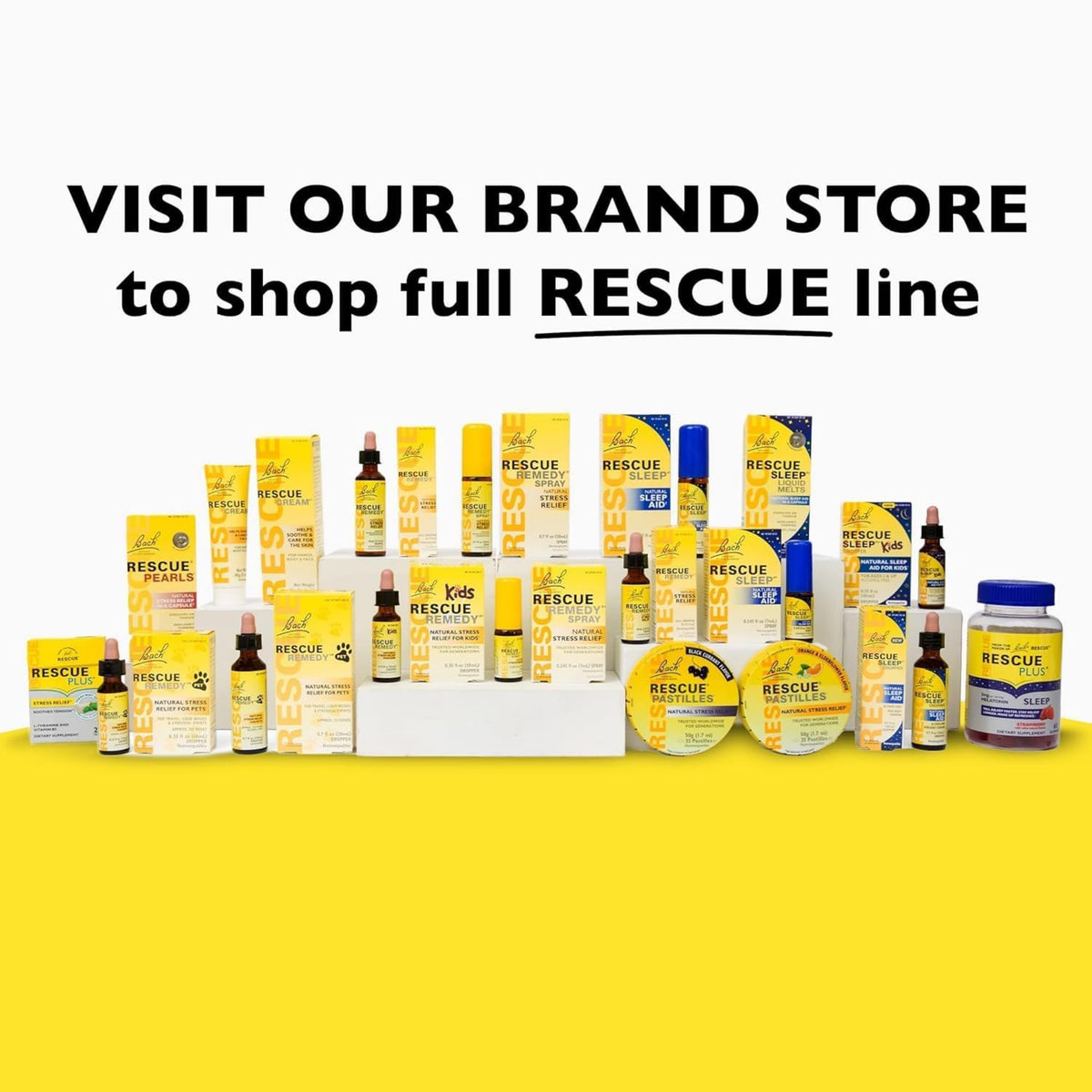 Gummies RESCUE, arrière du packaging avec informations nutritionnelles
