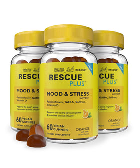 Gummies RESCUE soutien à l'humeur et au stress, emballage avant