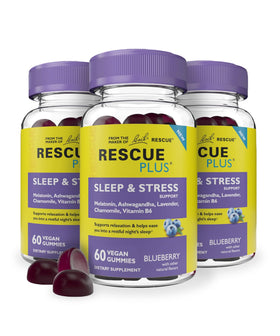 Gummies RESCUE soutien sommeil et stress, paquet avant