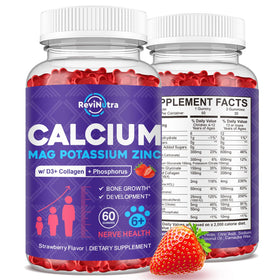 Gummies ReviNutra Calcium Potassium Magnésium 60 gummies en emballage