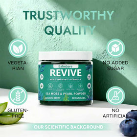 Gummies ReviveNerve avec algue irlandaise et vitamines, packaging