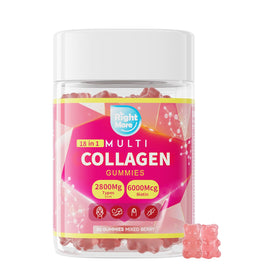 Gummies Right More collagène 18-en-1 mélange de baies face avant