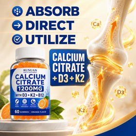Gummies RUNUAN avec Vitamine D3 K2 B12 en détail