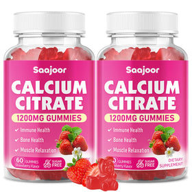 Gummies Saajoor au calcium citrate 1200 mg, emballage avant