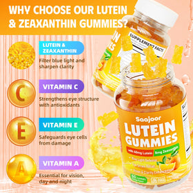Gummies Saajoor avec ingrédients listés