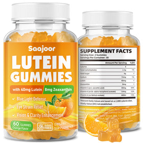 Gummies Saajoor de Luteine et Zeaxanthine en emballage avant
