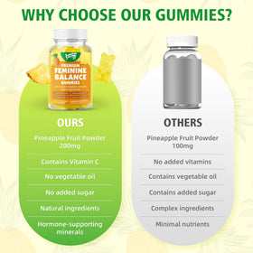 Gummies Saajoor Équilibre Féminin dans un sac de transport
