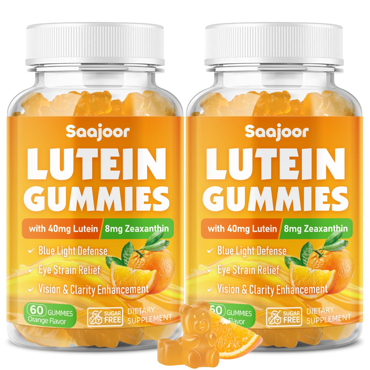 Gummies Saajoor Luthéine et Zéaxanthine 120 pièces vue avant