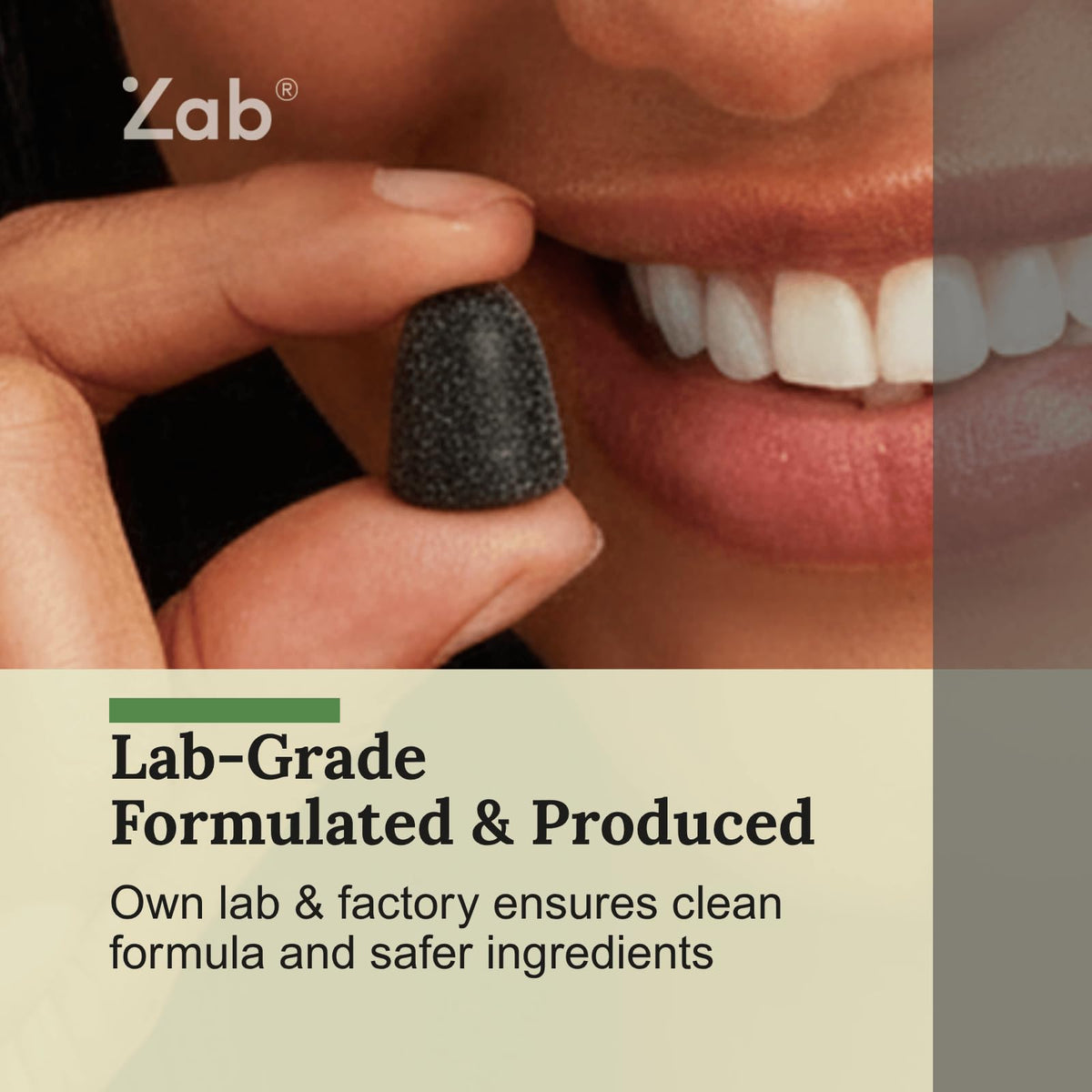 Gummies Saffron ZAB sur une table avec des ingrédients naturels