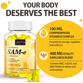 Gummies SAM-e Jovianoy avec emballage ouvert